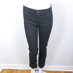 Levi's 502 Regular Taper Dark Black Skinny Jeans Basic 14 XL Girls